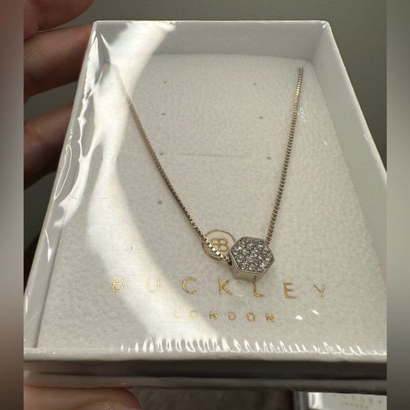 Buckley London Venus Sparkle Studded Pendant Necklace - Picture 5 of 5